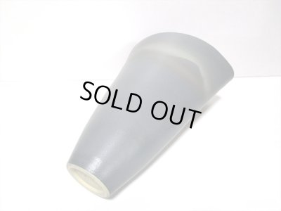 画像12: 特-５４３　作家物手作りグレー舟形生花・立花花器