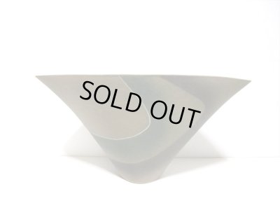 画像4: 特-５４４　手作りブラウン１３号舟形生花・立花花器