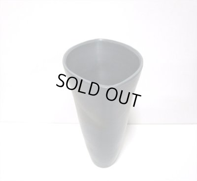 画像11: 特-５４３　作家物手作りグレー舟形生花・立花花器