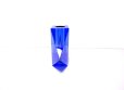 画像5: 特-６９３　クリスタルガラス花器　菱形ブルー（１点限り）