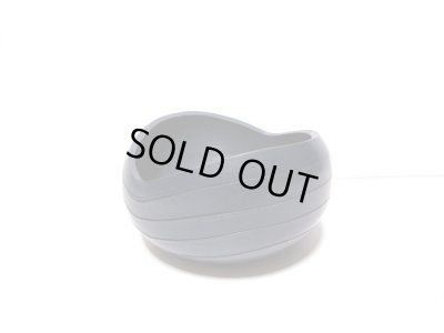 画像10: 手造り　濃紺碗型波線彫　T-３０－３