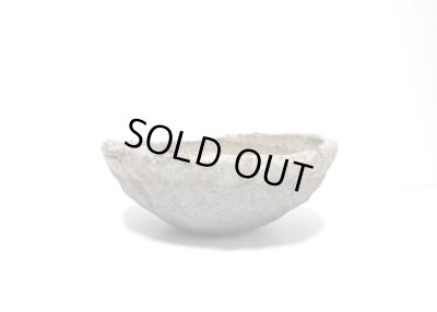 画像3: 手稔り　７号焼〆灰釉小品ひねり鉢　T-３０－２