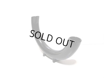 画像5: 黒変型U字花器　T-３０-１