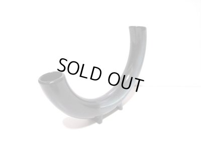 画像7: 黒変型U字花器　T-３０-１