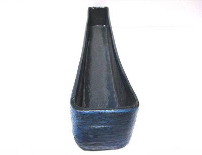 画像5: 手造り １７号トルコ青釉短冊水盤　T-３０-９ 