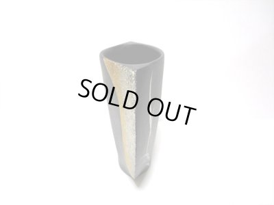 画像5: 一品作　艶消し黒偏壷　金銀染分け　T-３０－１５Ｂ