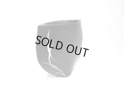 画像6: 一品作　艶消し黒偏壷　金銀染分け　T-３０－１５Ｂ