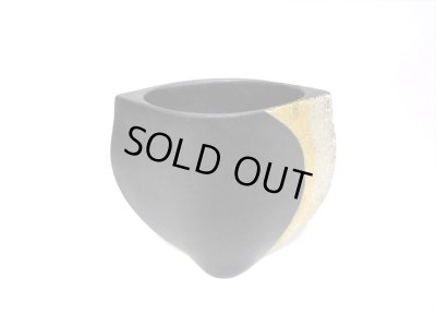 画像11: 一品作　艶消し黒偏壷　金銀染分け　T-３０－１５Ｂ