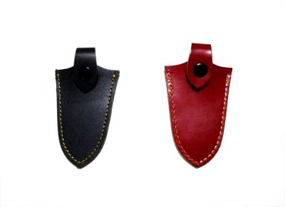 画像9: 本革鋏先サック　赤・濃紺