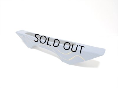 画像4: 特-５７９　群青色細長ブリッジ花器