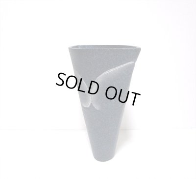 画像8: 特-６０２　アルミ合金花器　岬　ブルー散し （一点限り）