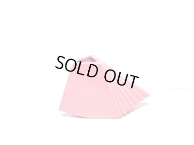 画像10: ピンク扇型小品花器　T-３１-４