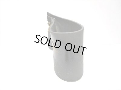 画像5: 手造り １０号黒/金 角ウエーブ合わせ花器　T-３１-１６