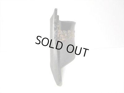 画像8: 手造り １０号黒/金 角ウエーブ合わせ花器　T-３１-１６