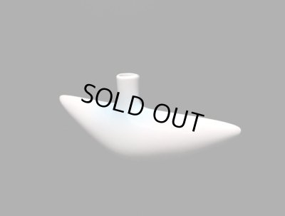 画像11: 白変形翼型一口花器　T-３１-２３