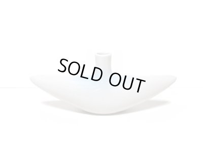 画像9: 白変形翼型一口花器　T-３１-２３