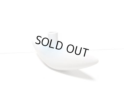 画像4: 白変形翼型一口花器　T-３１-２３