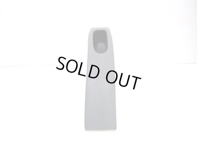 画像6: 手造りグレイ変型扇型花器（縦横兼用）　T-３１-２４