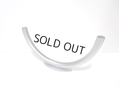 画像5: 銅製パイプ花器　Ｕ字型ブルー散し（小） 