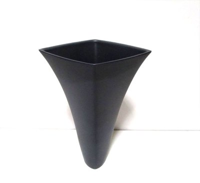 画像9: 黒７号菱型立華花器　T-３１－３３