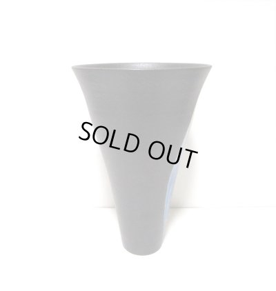 画像8: 一品作　黒６号丸立花器花紋　T-３１－４０