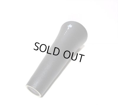 画像10: 一品作　黒５号丸立花器青海波紋様　T-３１－４１