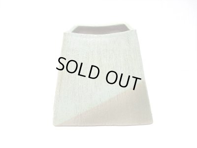 画像11: 一品作　手造り草色８.５号台形花器（大）　T-３１－５２