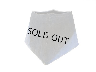 画像6: 一品作　手造り紺色８.５号台形花器（大）　T-３１－５３