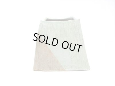 画像7: 一品作　手造り草色７.５号台形花器（小）　T-３１－５１