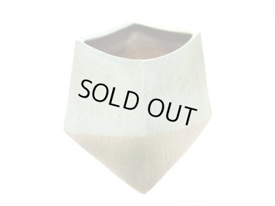 画像5: 一品作　手造り草色８.５号台形花器（大）　T-３１－５２