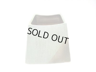 画像9: 一品作　手造り草色８.５号台形花器（大）　T-３１－５２