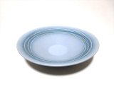 ブルーグレイ１２号丸皿鉢　T-３１－５４