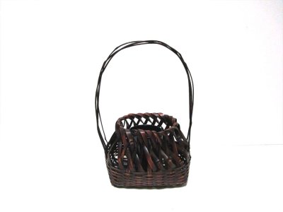 画像6: 特-６０９　手付き置き籠（染）　数量限定品