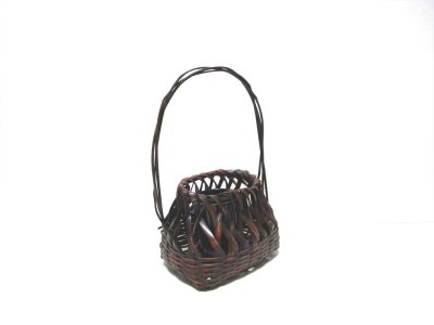 画像5: 特-６０９　手付き置き籠（染）　数量限定品