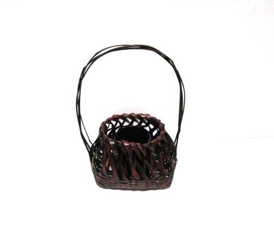画像9: 特-６０９　手付き置き籠（染）　数量限定品