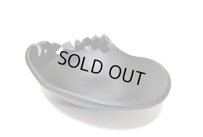 画像4: 特-６１２　手作り黒マット片巻角楕円皿鉢　