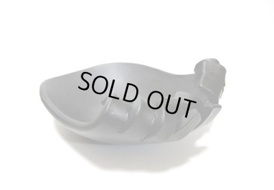 画像8: 特-６１２　手作り黒マット片巻角楕円皿鉢　