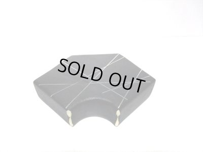 画像11: 一品作　黒変型六角花器　T-０２-２