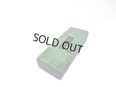 画像11: 一品作　黒/グリーン長角型自由花 （縦横兼用）　T-０２-３