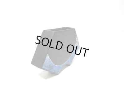 画像9: 一品作　黒変型六角花器　T-０２-２