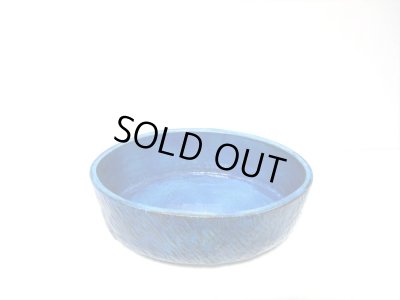 画像5: 手造り トルコブルー８.５号小判足付コンポート （一点限り） T-０２-１１