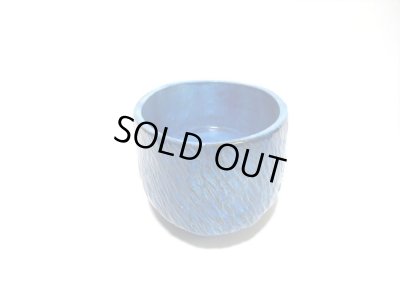 画像7: 手造り トルコブルー８.５号小判足付コンポート （一点限り） T-０２-１１