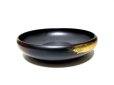 画像7: 黒１１.５号丸碗型オモト鉢 金/銀塗　T-０２－１２