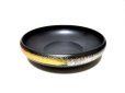 画像3: 黒１１.５号丸碗型オモト鉢 金/銀塗　T-０２－１２