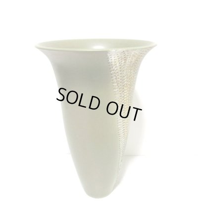 画像7: 作家物 オリーブグリーン７号丸生花・立華瓶　T-０２－２３