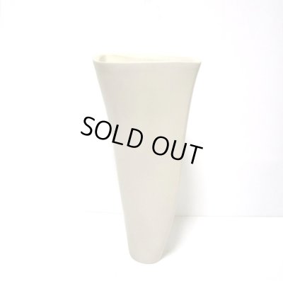 画像7: 手造り クリーム舟形生花・立花花器　T-０２－２５