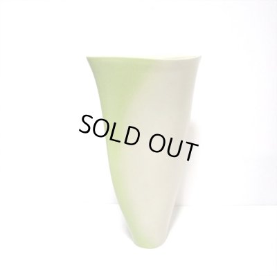 画像5: 手造り クリーム舟形生花・立花花器　T-０２－２５