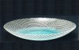 画像1: 特-６７２　ガラス花器　ジョイ水盤 ライトブルー（一点限り） (1)