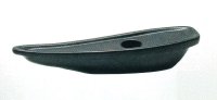 艶消し黒陶器製泊舟　ＫT-２５