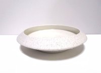白生地１０号丸水盤算盤珠型　ザラW　T-０４－２7W